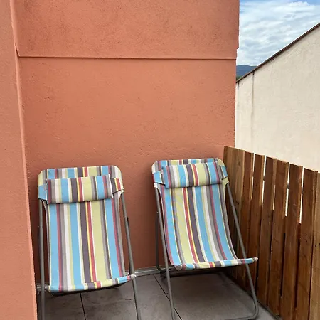 Au coeur de ville avec terrasse Céret Extérieur photo